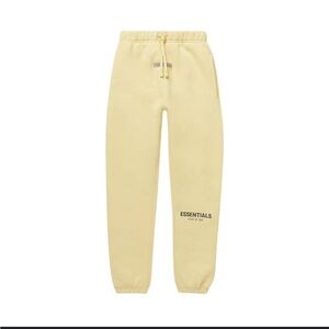 Essentials Fear of God Yellow Joggers - Small